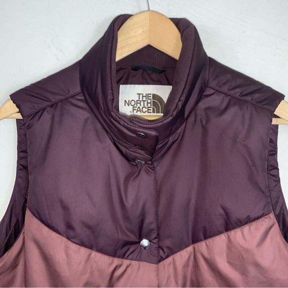 The North Face Sylvester Vest Women’s Size L – Retro Puffer Purple EUC - Picture 4 of 11